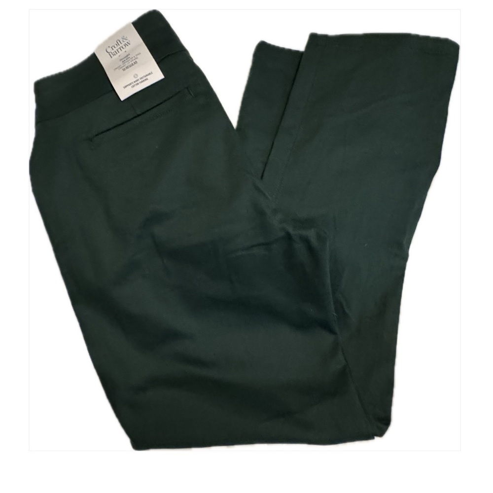 NWT Croft & Barrow Hunter green pants size 10
